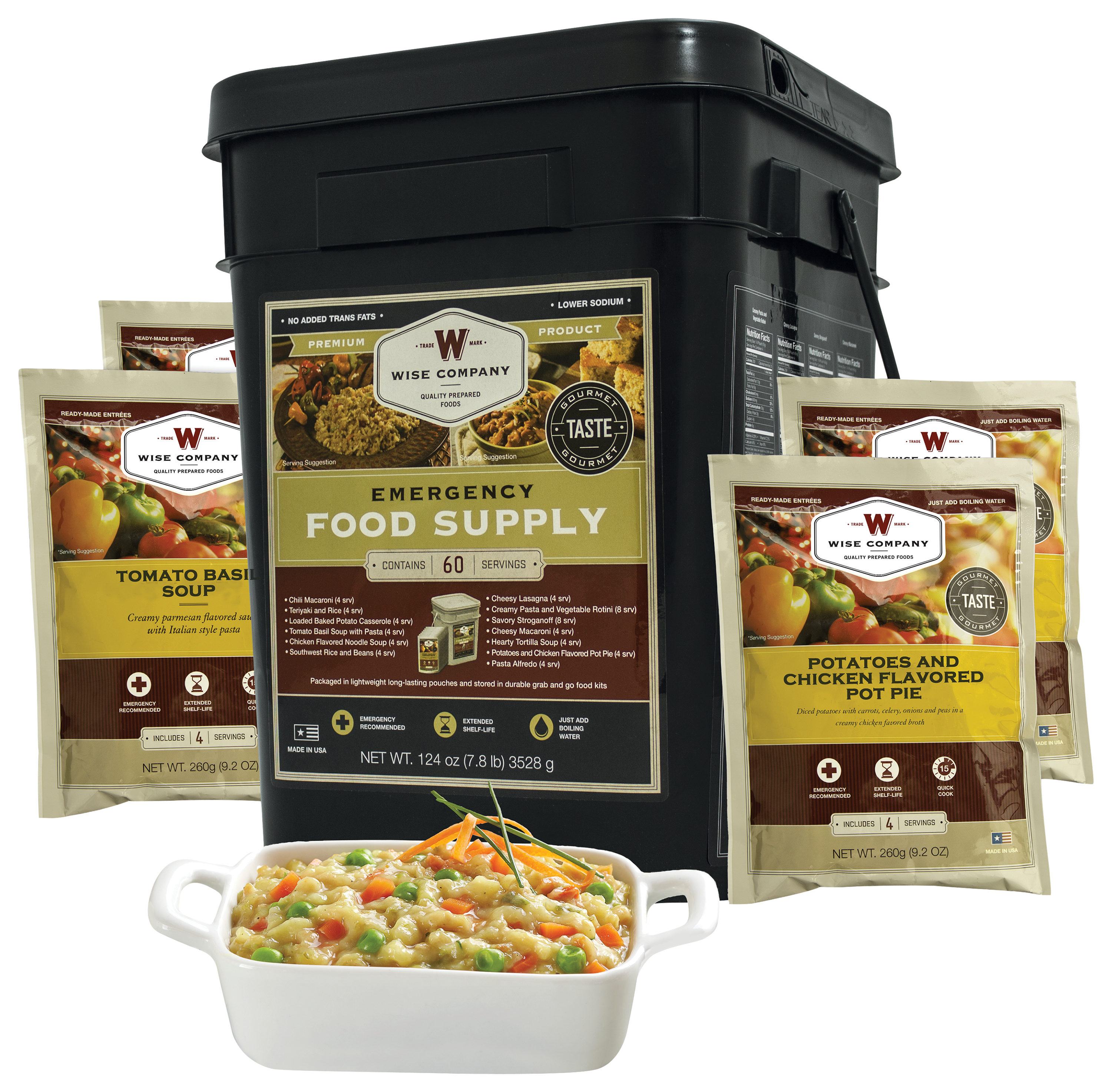 Wise Company 60 Serving FreezeDried Entree Meal Kit Cabela's